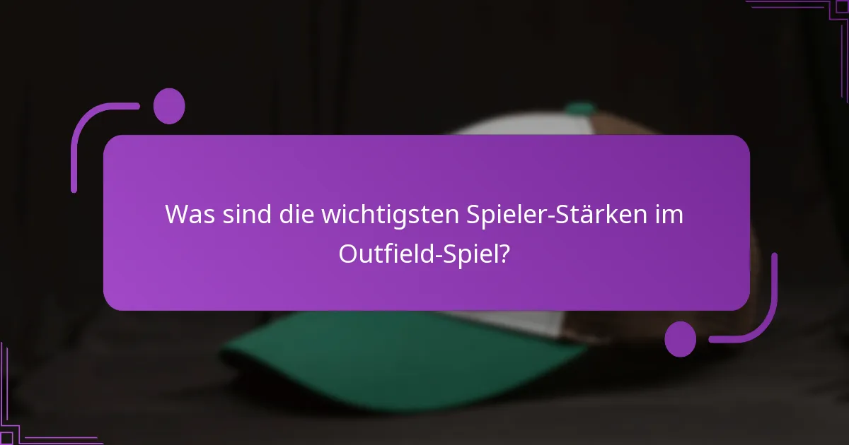 Wie beeinflussen Spielsituationen die Outfield-Strategien?