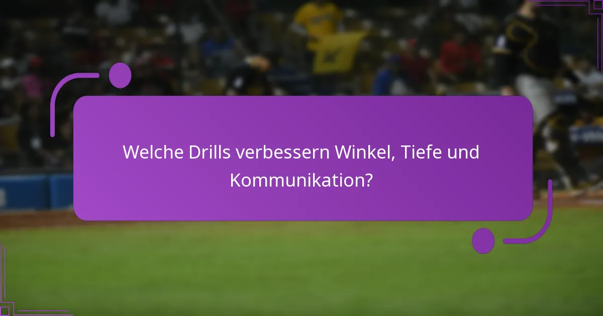 Welche Kommunikationsstrategien verbessern die Teamarbeit im Outfield?