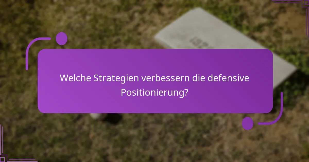 Wie nimmt man Anpassungen während defensiver Übungen vor?