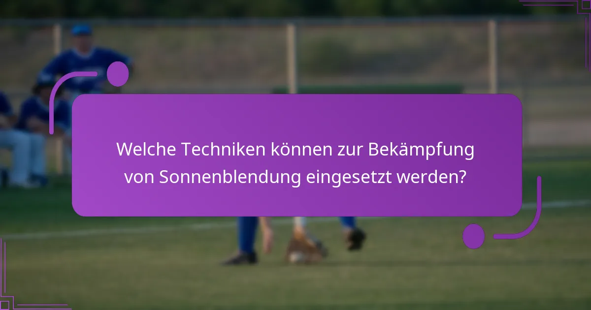 Welche Umweltfaktoren tragen zur Sonnenblendung bei?
