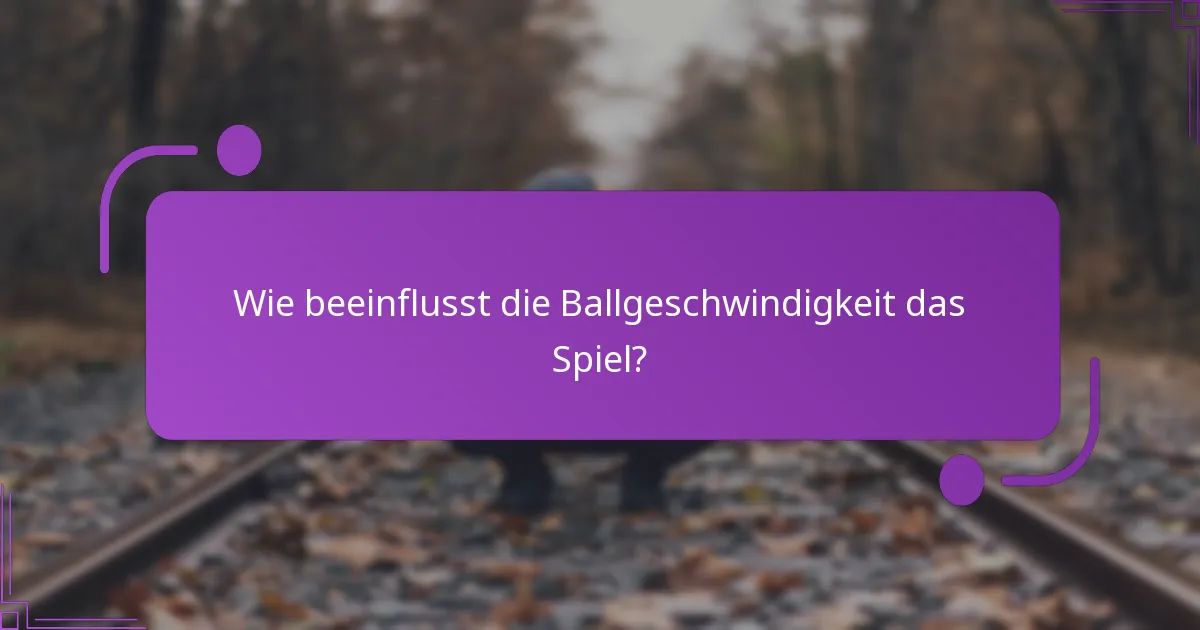 Wie vergleichen sich verschiedene Sportarten im Lesen des Balls?