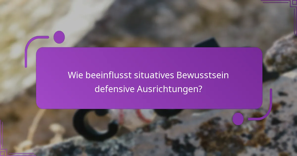 Wie vergleichen sich defensive Ausrichtungen mit offensiven Strategien?