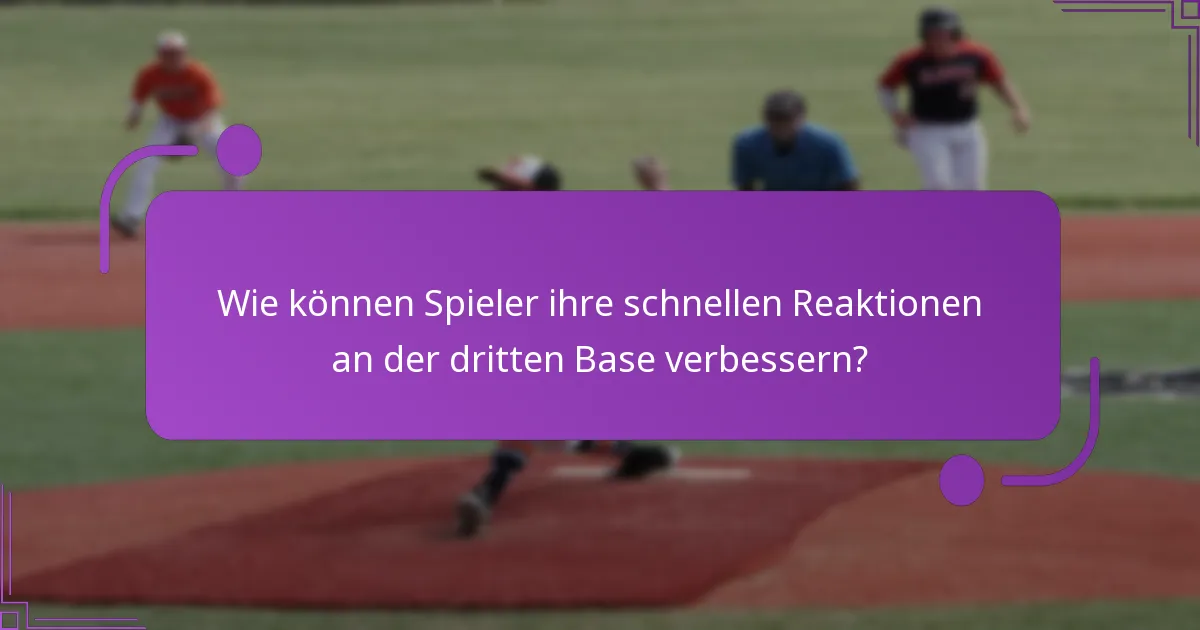 Wie unterscheiden sich die defensiven Strategien an der dritten Base zwischen den Spielern?